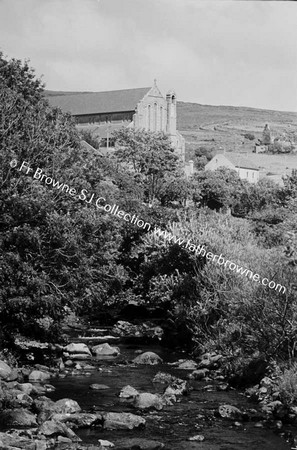 KILCAR CHURCH FROM BRIDGE